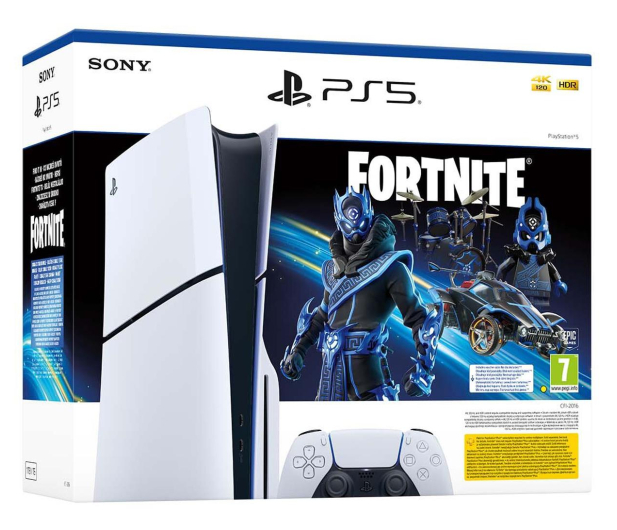 Sony Outlet PlayStation 5 Slim (Fortnite Cobalt) - Zestaw St - 1555785 - zdjęcie